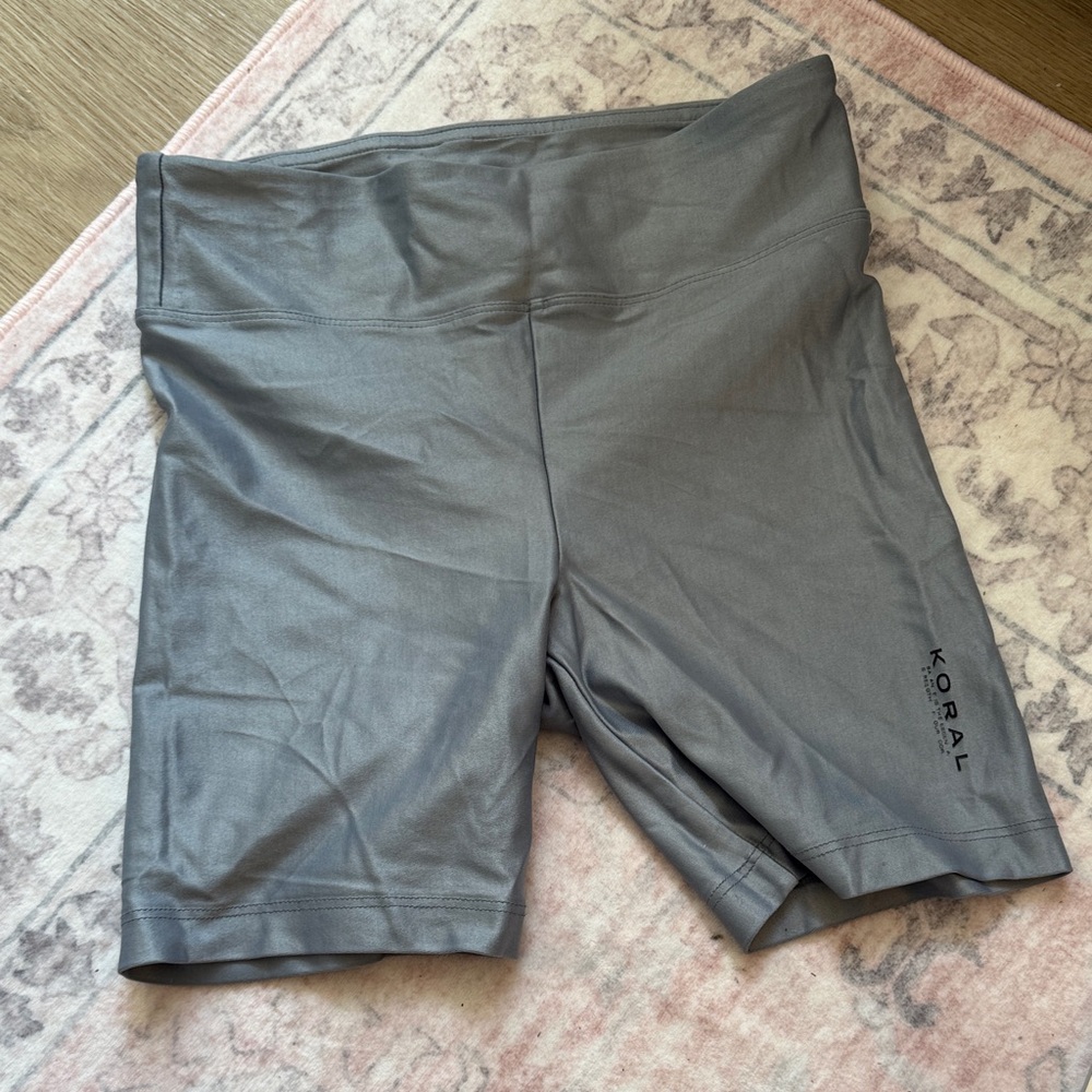 Koral Charcoal Biker Shorts